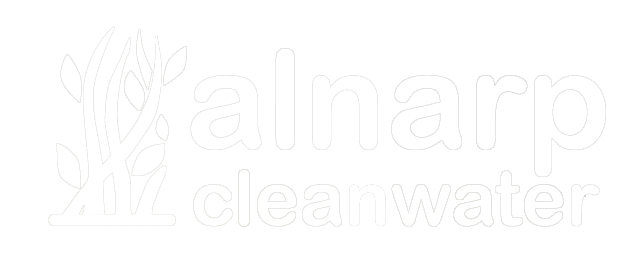 Alnarp Cleanwater vit logotyp